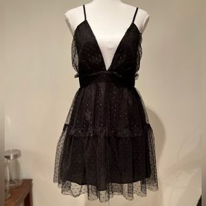 Black Polka Dot Dress